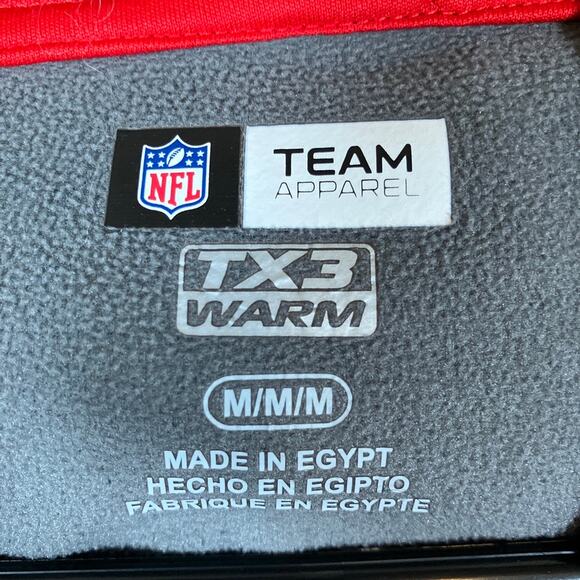 Team Apparel Sweatshirt Kansas City Chiefs NFL Hoodie TX3 Warm Front Pocket M - Picture 6 of 12